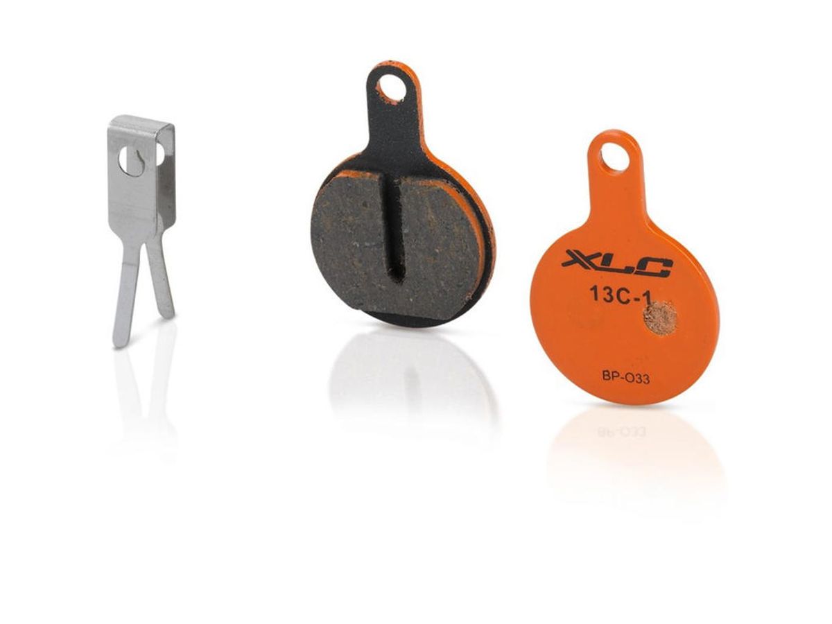 XLC Disc brake pad BP-O33 For Tektro Lyra Organic pad Steel plat